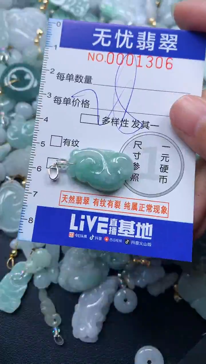 颈饰未镶嵌翡翠1306