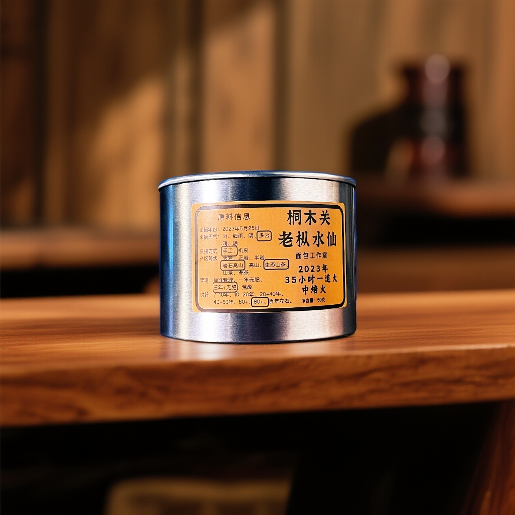 桐木老枞水仙50克罐装