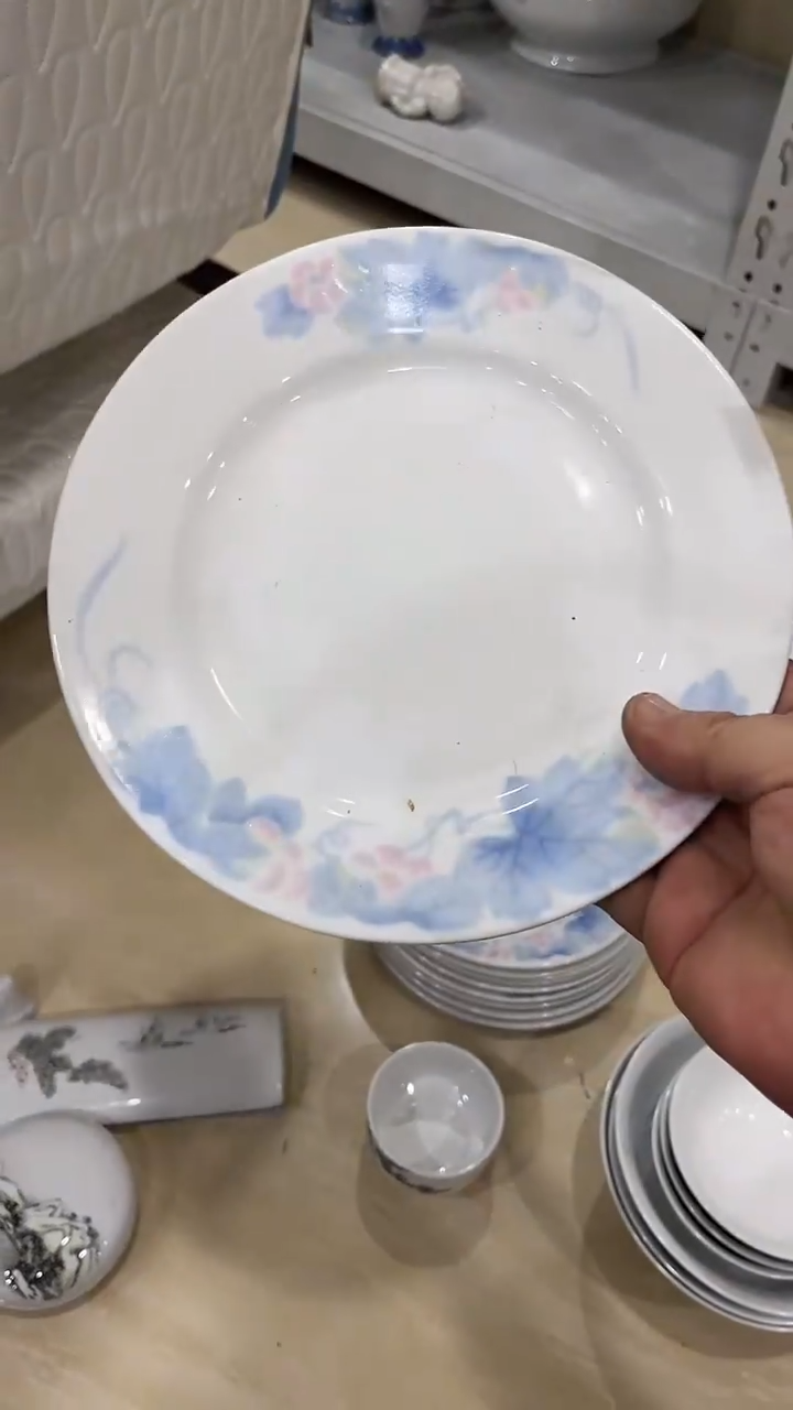 20厘米湖南醴陵釉下五彩陶瓷