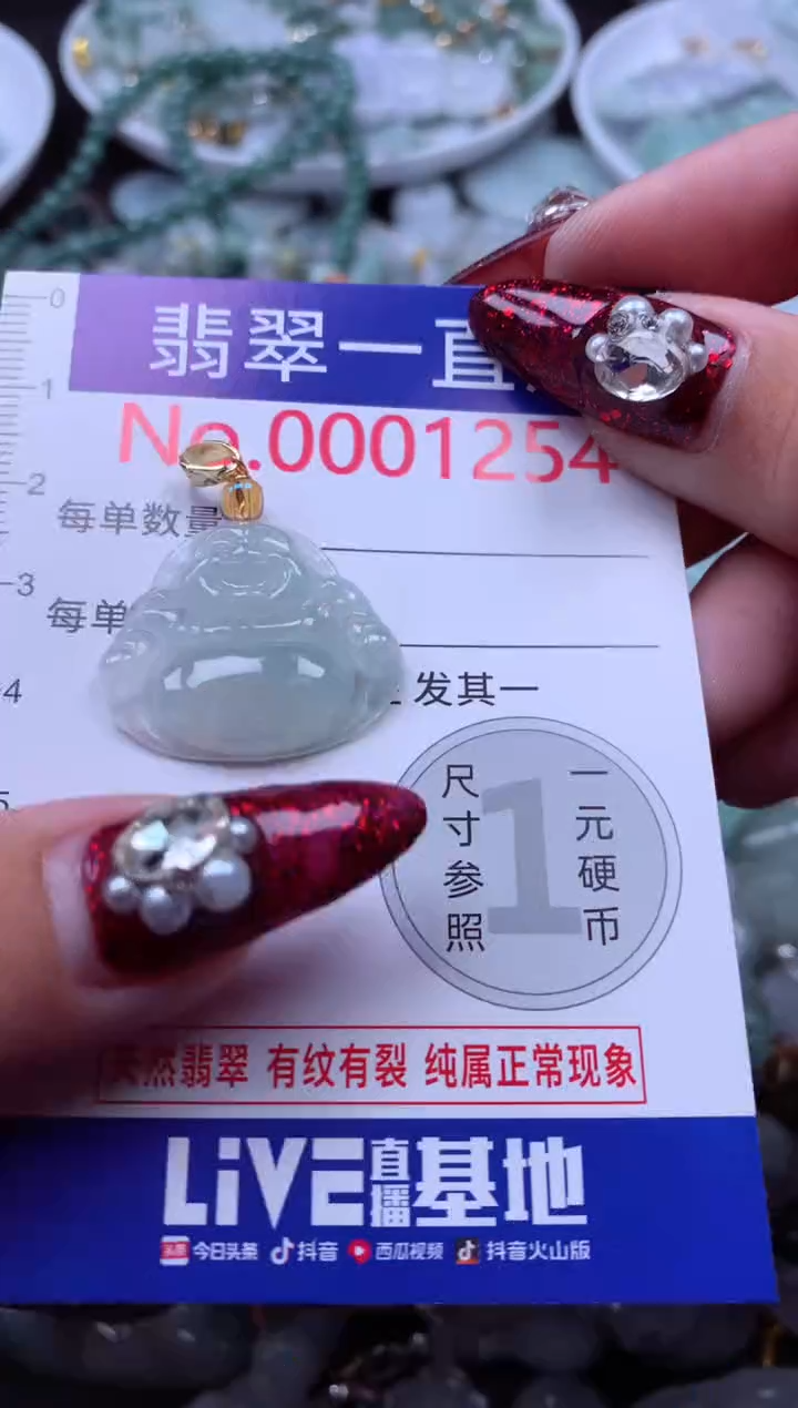 吊坠(不含链)未镶嵌翡翠1254