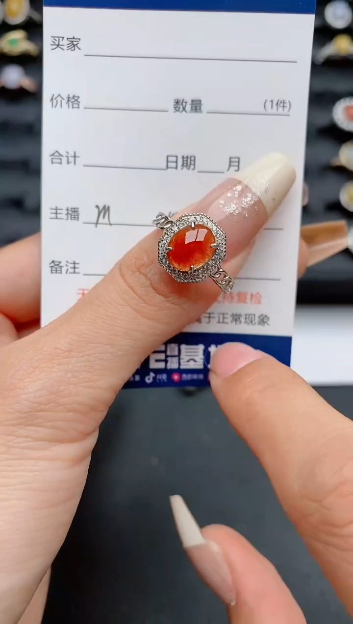 【闪购商品】翡翠戒指银S925镶嵌...........