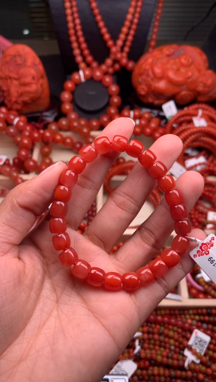 【闪购商品】南红玛瑙珠宝奇石未镶嵌8随机多样性/一条