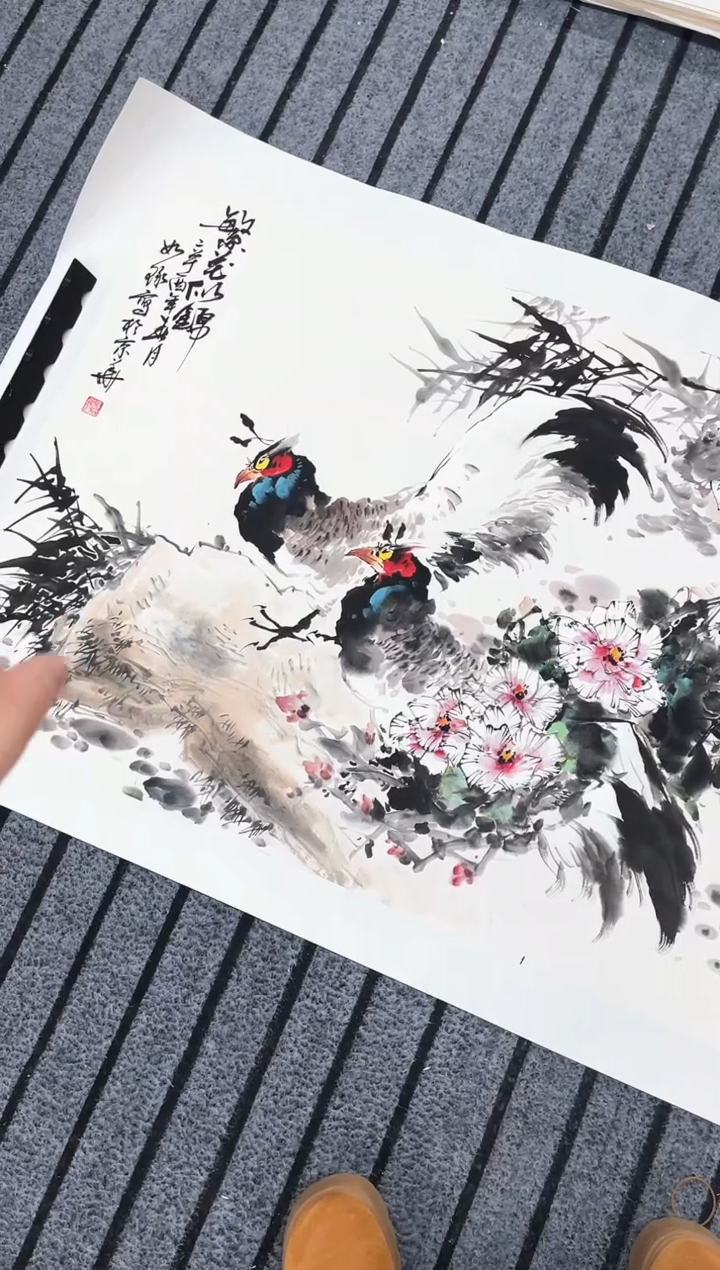 精品国画花鸟作品