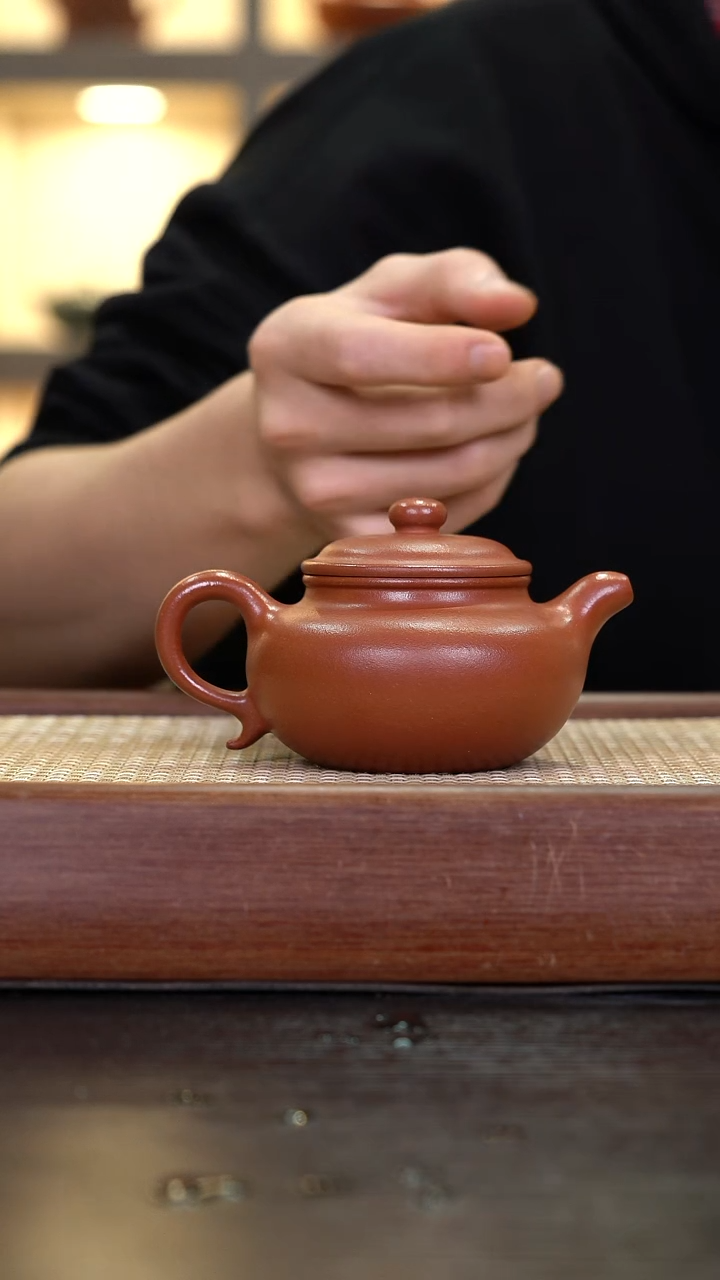 茶壶紫砂ZQ朱泥 仿古