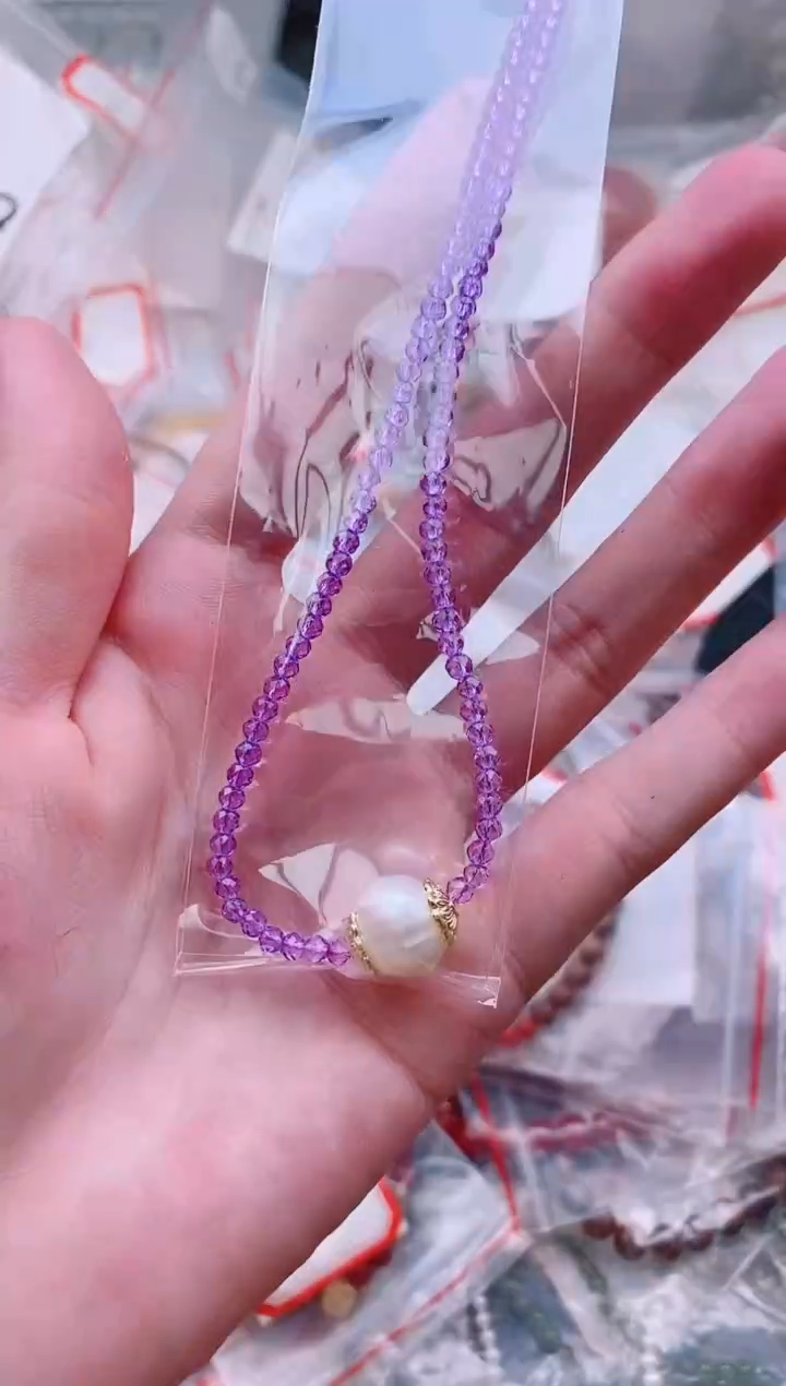 淡水珍珠未镶嵌颈饰多样性发拍一发一