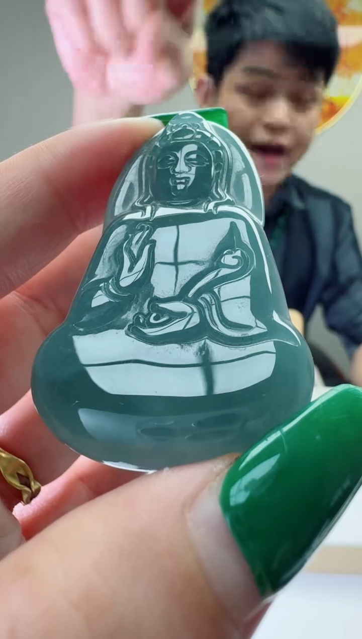 翡翠未镶嵌颈饰多样性随机发其一