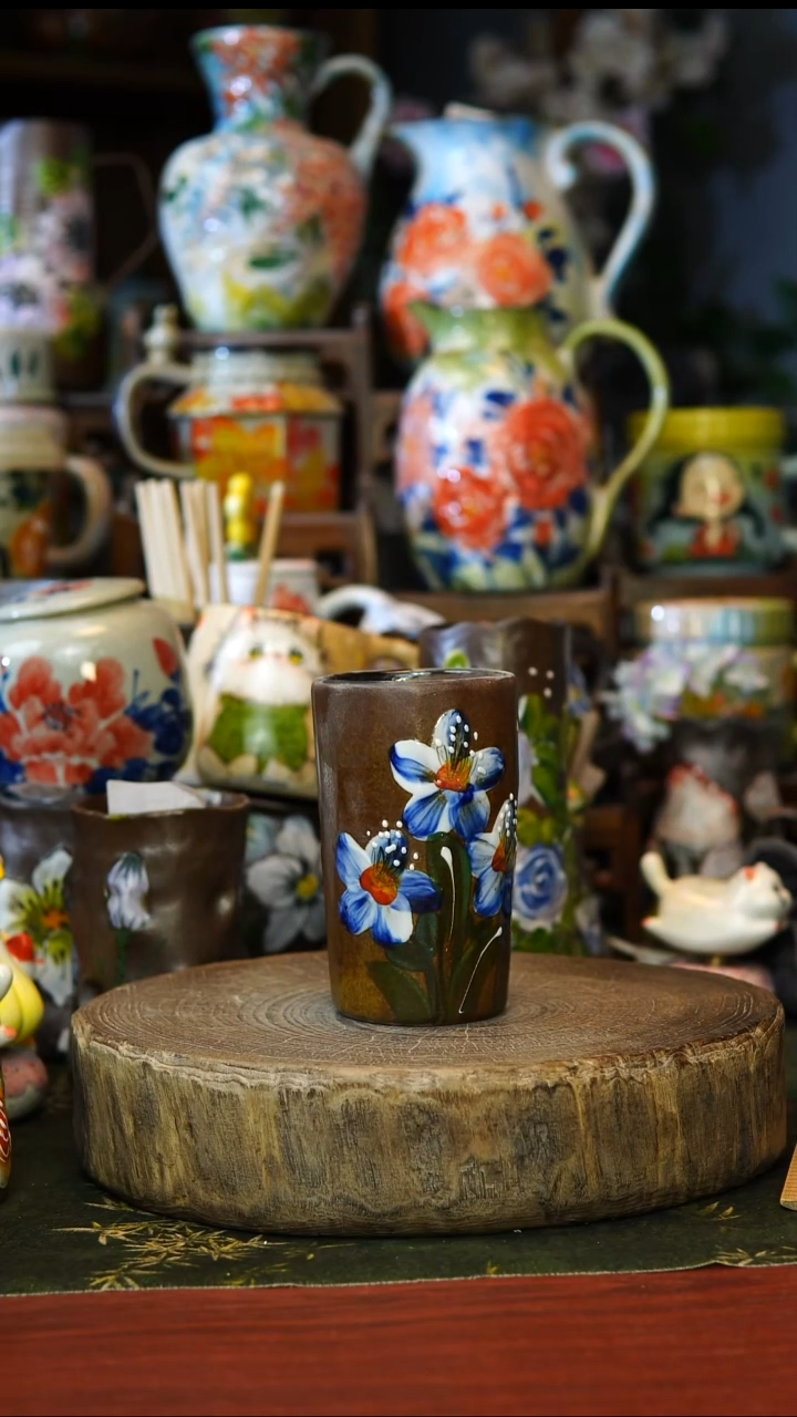 陶瓷76景德镇手工手绘釉下彩