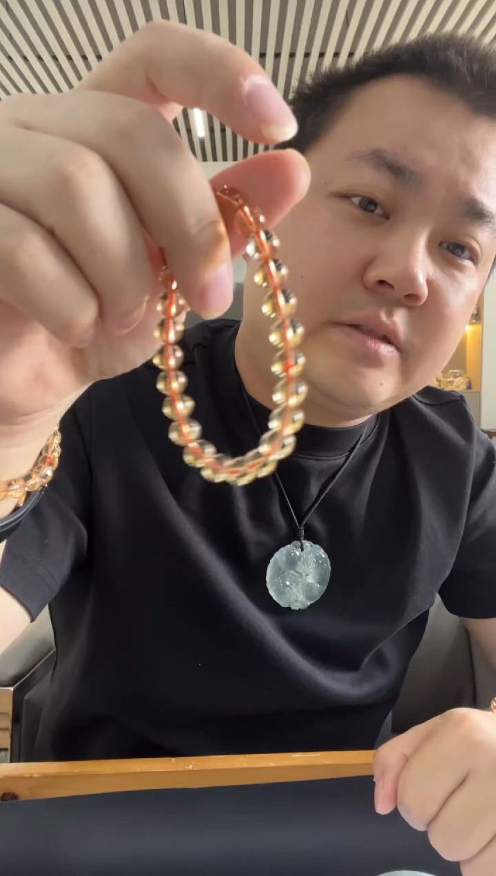 未镶嵌手链黄晶手链