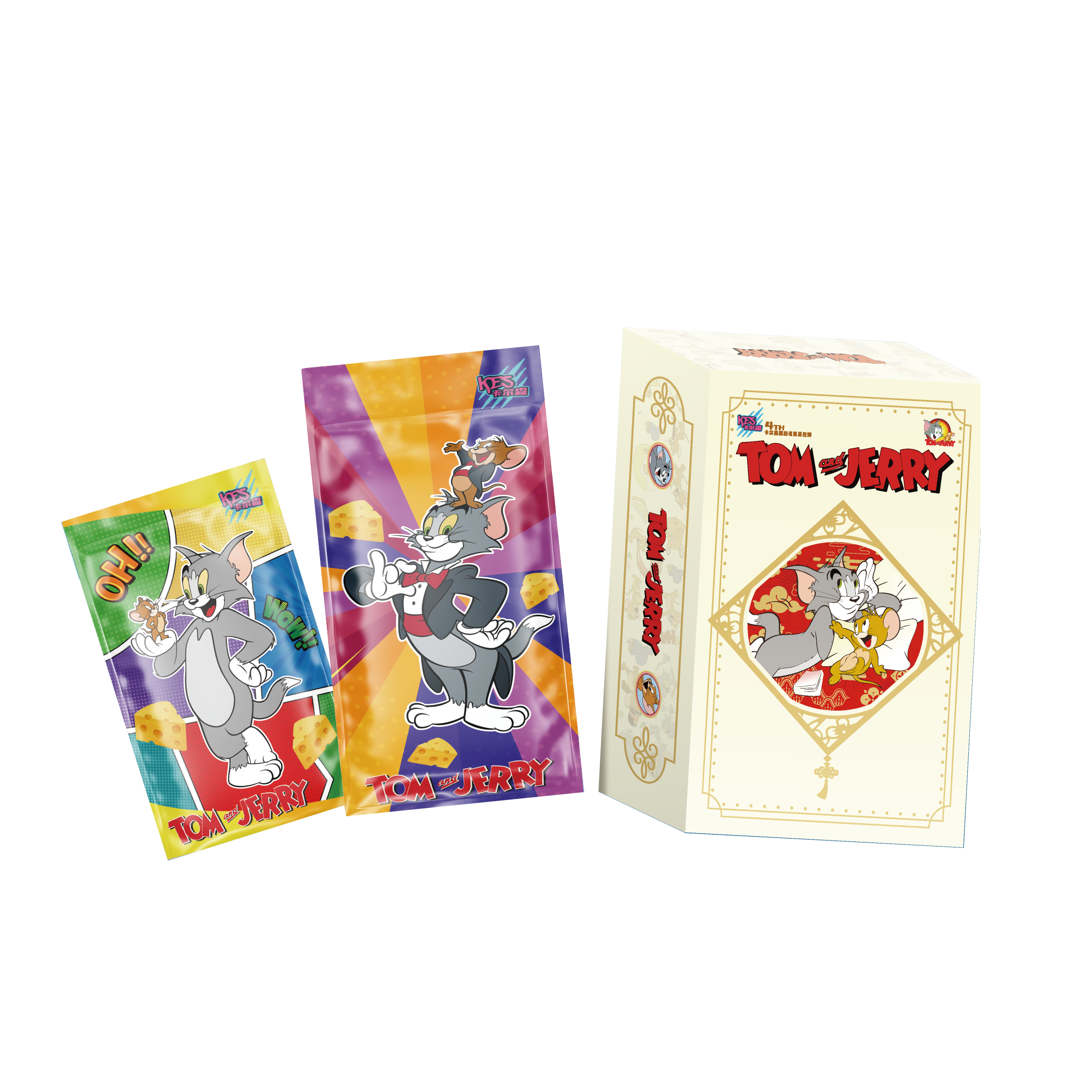 【贺新春】卡尔森猫和老鼠第四弹二创收藏卡牌盲盒【拆卡】（默认代拆）