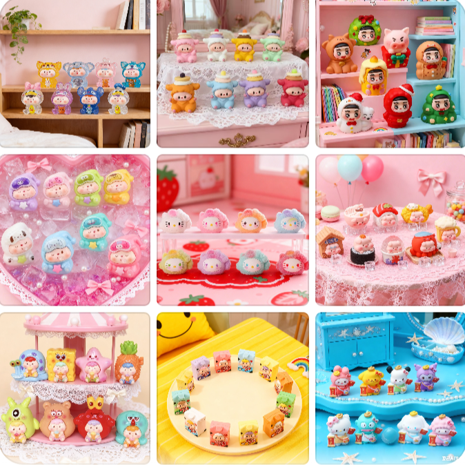 【浮力混拆大乱炖】树脂/植绒Diy创意小摆件