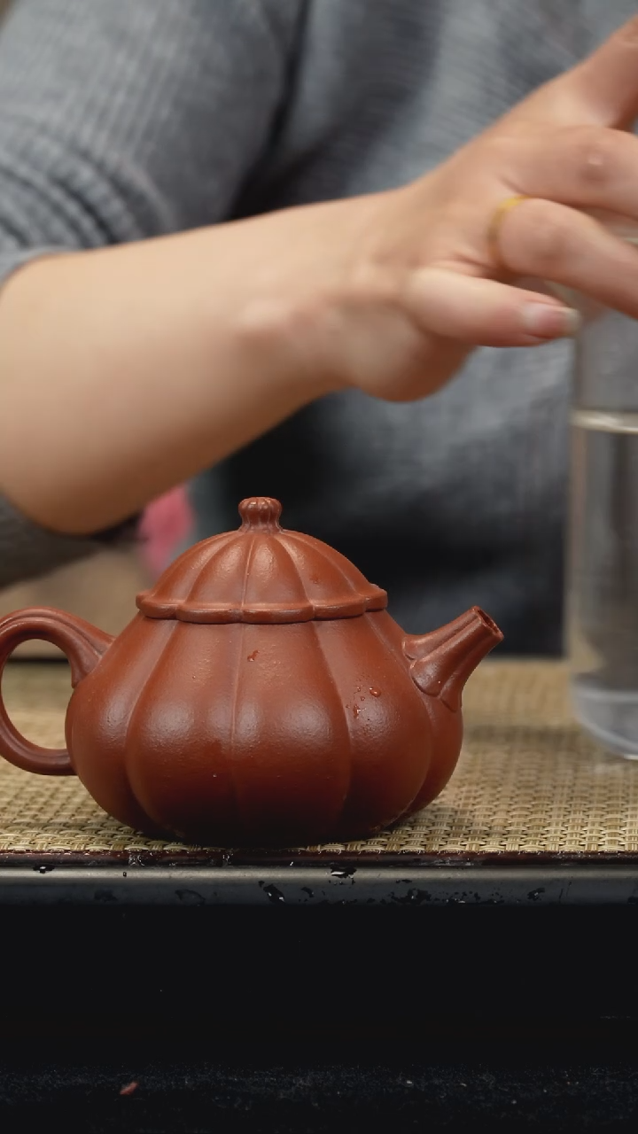 【闪购商品】紫砂茶壶小煤窑朱泥文旦150毫升