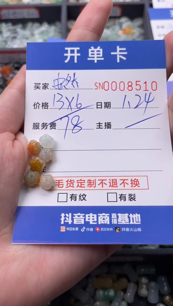 【闪购商品】翡翠颈饰未镶嵌00008510