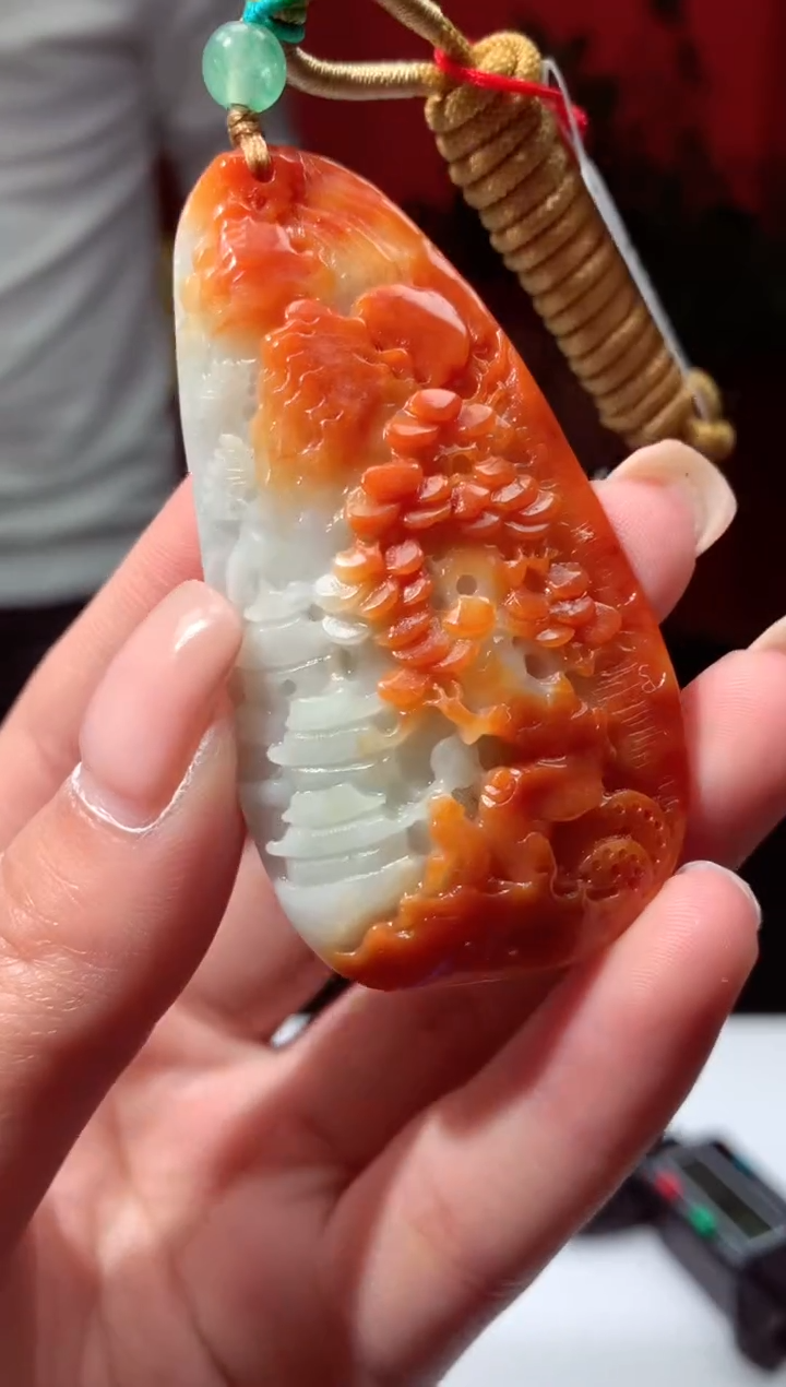 吊坠(不含链)未镶嵌翡翠天然翡翠A货23