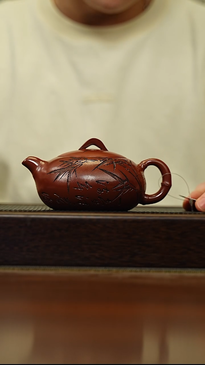 茶壶紫砂宜兴原矿 手工 紫砂壶容量320CC
