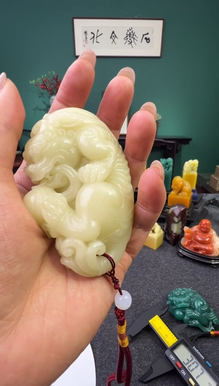 【闪购商品】寿山石芙蓉手把件