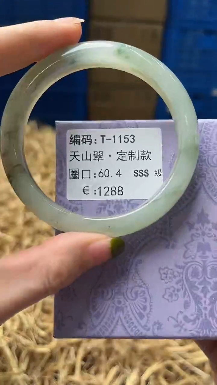 未镶嵌手镯石英质玉T1153