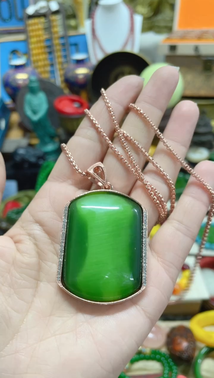 【闪购商品】和田玉（碧玉）颈饰未镶嵌主播推荐主播推荐