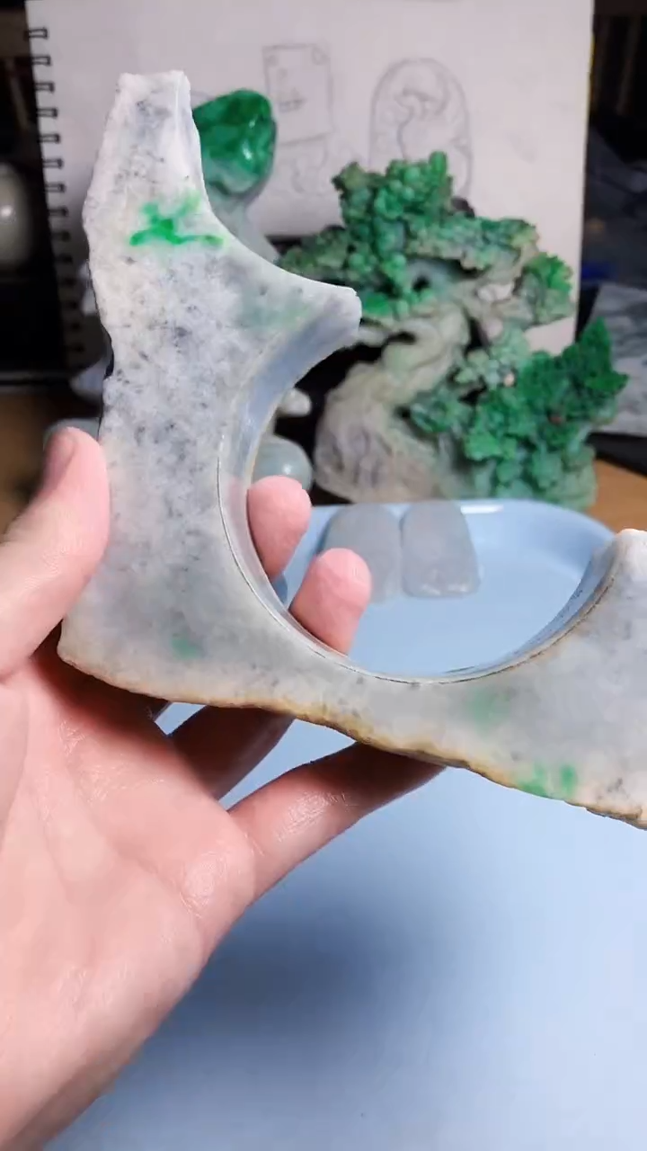 翡翠未镶嵌颈饰天然A货翡翠