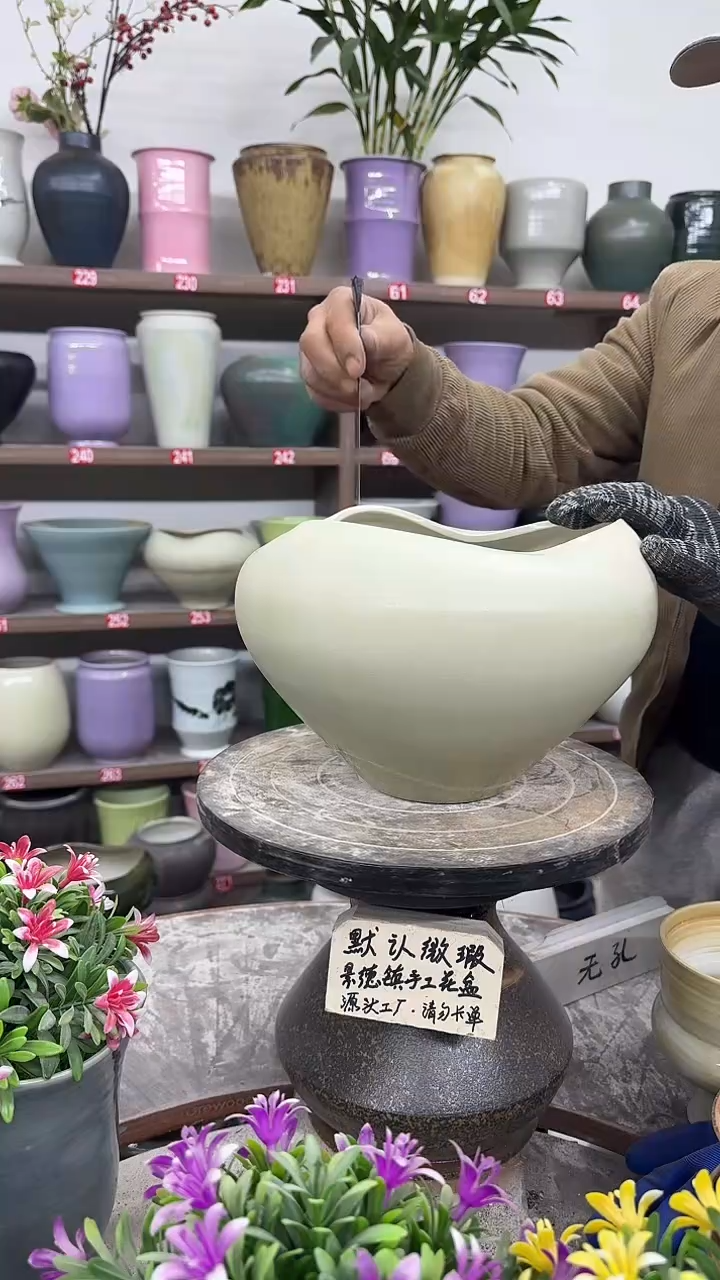 12-14-高18口19瑕-花盆