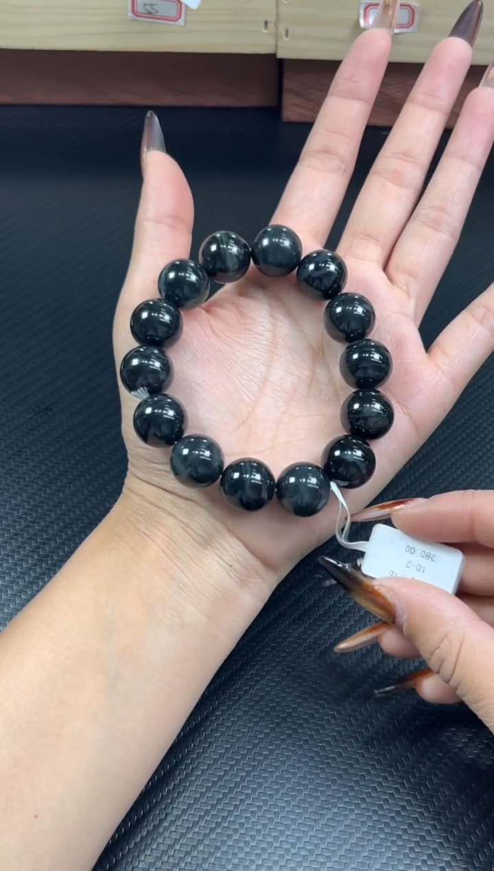 未镶嵌手串和田玉娱*号若羌毛毛矿微色差卡16Q