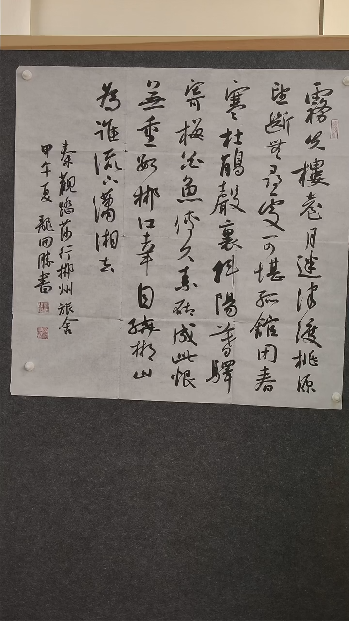 书法左**看龙老师书法作品