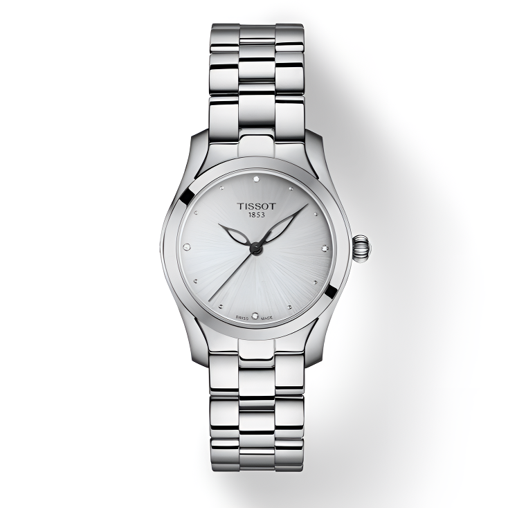 未使用 Tissot/天梭 海浪系列时尚女表/T112.210.11.036.00