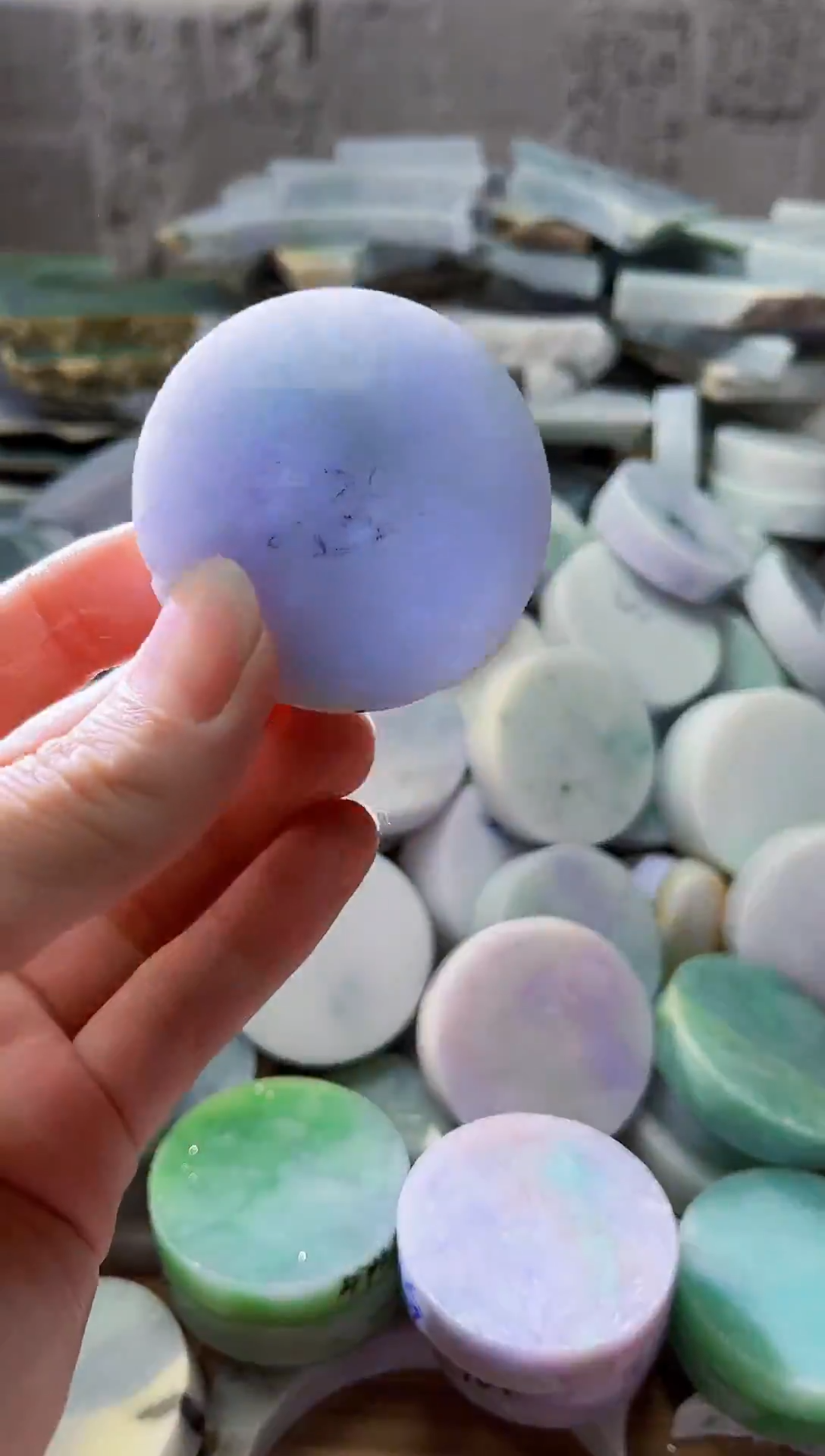 裸石翡翠天然翡翠A货372