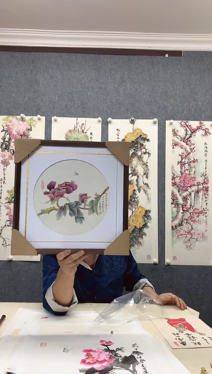 纸本手绘字画作品定制手绘字画作品定制