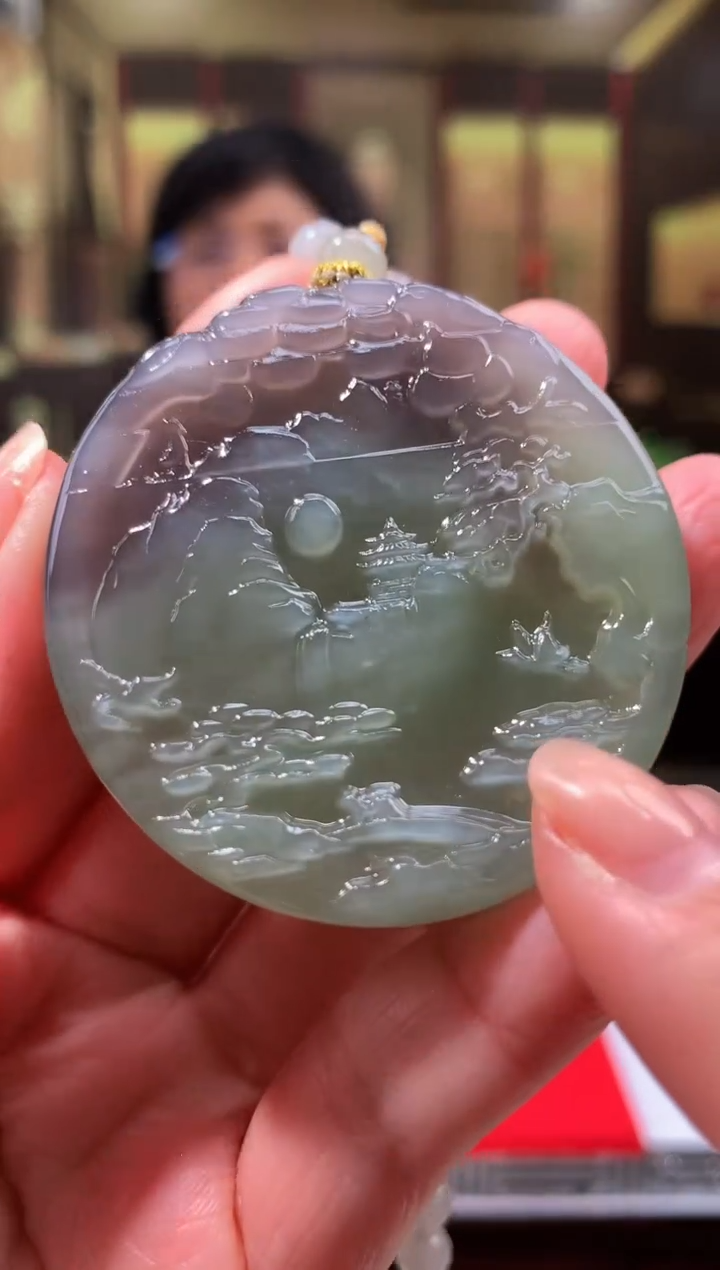 颈饰未镶嵌和田玉120840多样性发一