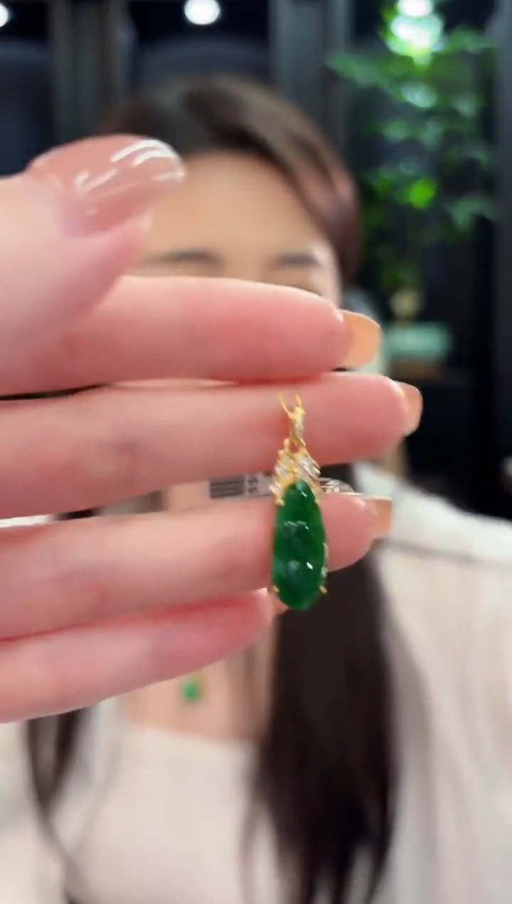 颈饰未镶嵌翡翠 缅甸A货/支持复检/一件