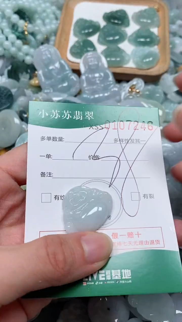 【闪购商品】翡翠颈饰未镶嵌闪购商品0107246