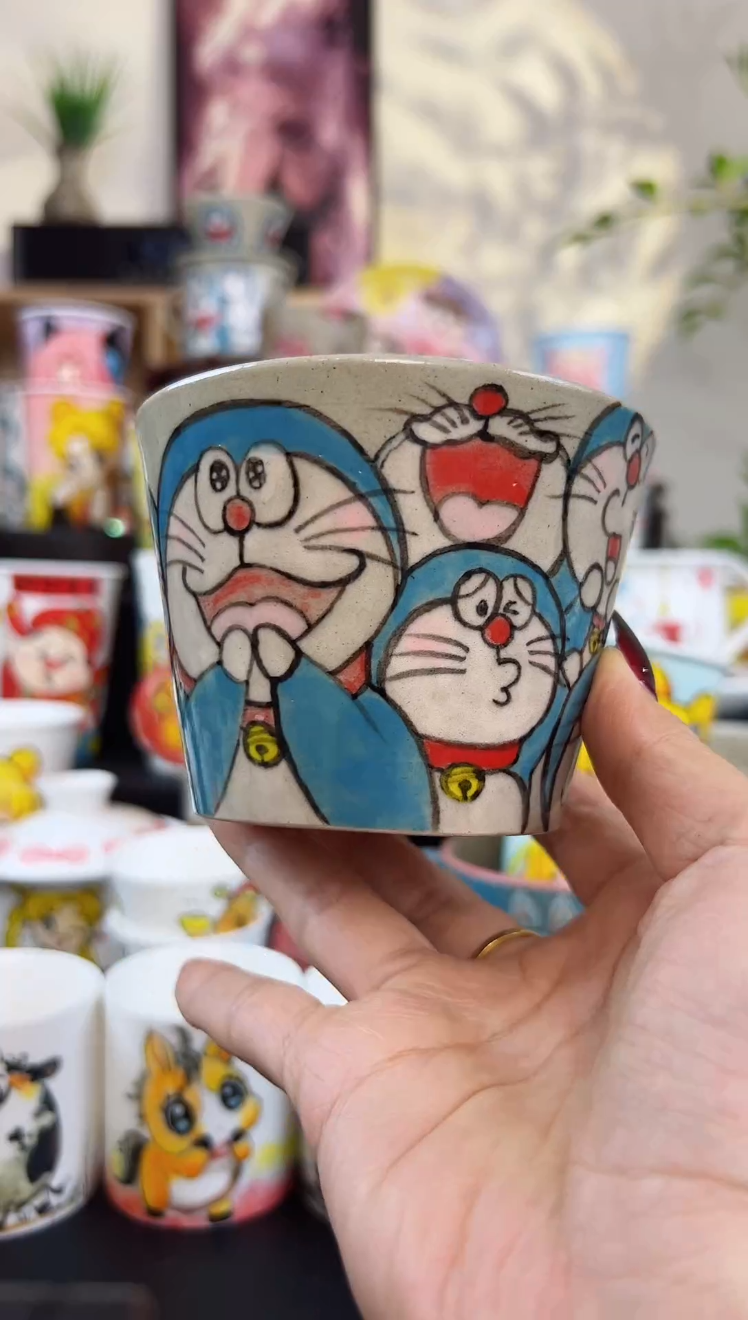 【闪购商品】摆件笙笙漫 手工手工陶瓷杯杯