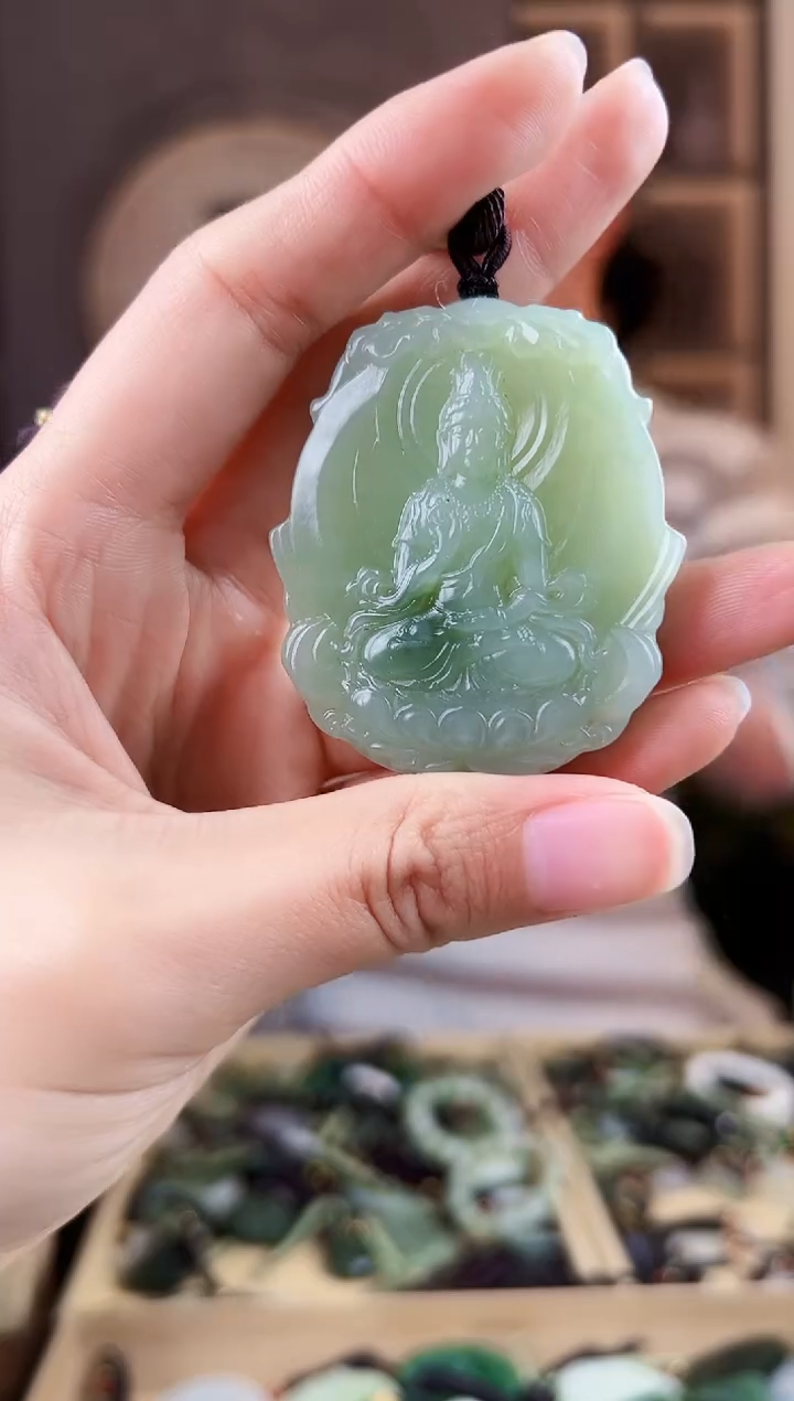 颈饰未镶嵌和田玉拍一发一，多样性发货