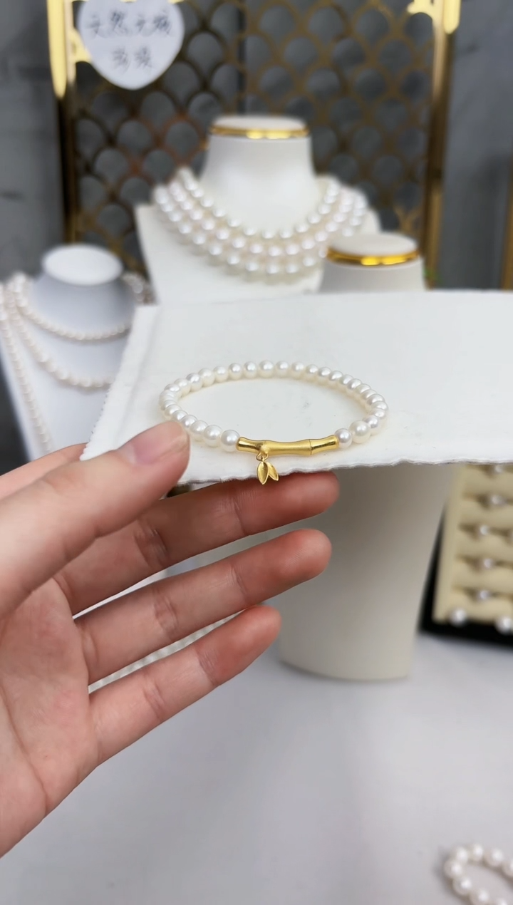 【闪购商品】淡水珍珠手串未镶嵌淡水珍珠手串