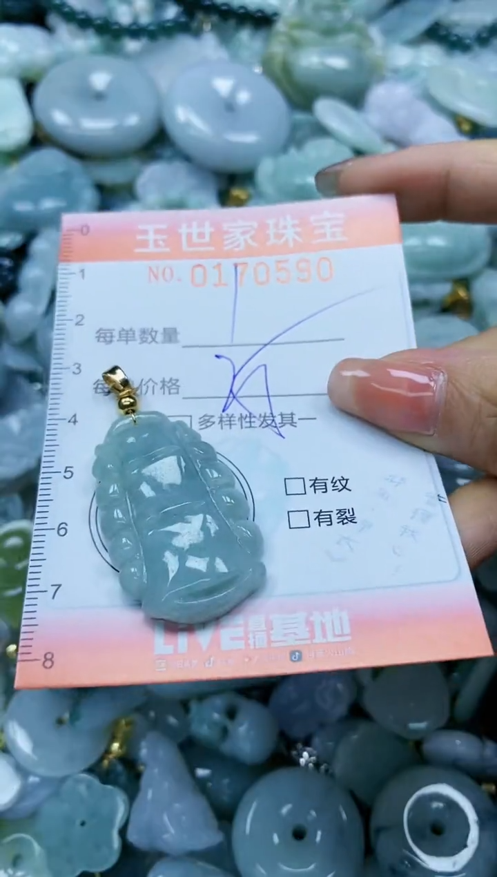 【闪购商品】翡翠颈饰未镶嵌闪购0170590