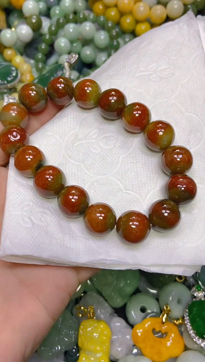 颈饰未镶嵌翡翠13MM