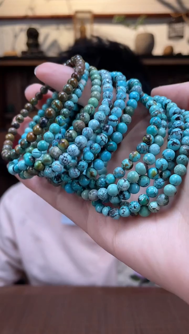 【闪购商品】绿松石手串未镶嵌绿松石手串ZD多样性发一
