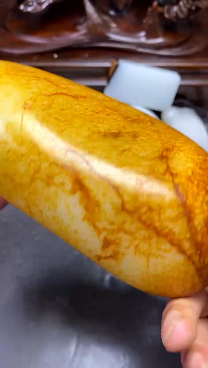 和田玉未镶嵌把件和田玉