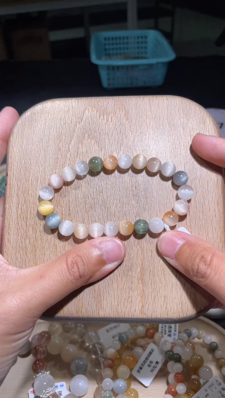 【闪购商品】水晶手链未镶嵌171号多样性发货一Q 约8mm