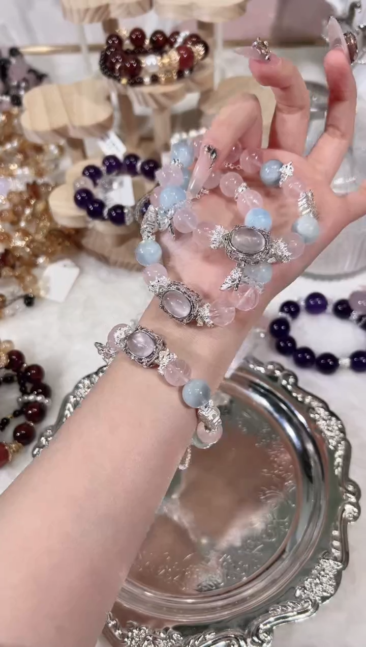 【闪购商品】水晶手链未镶嵌天然水晶默认微瑕 多样性发货发其一