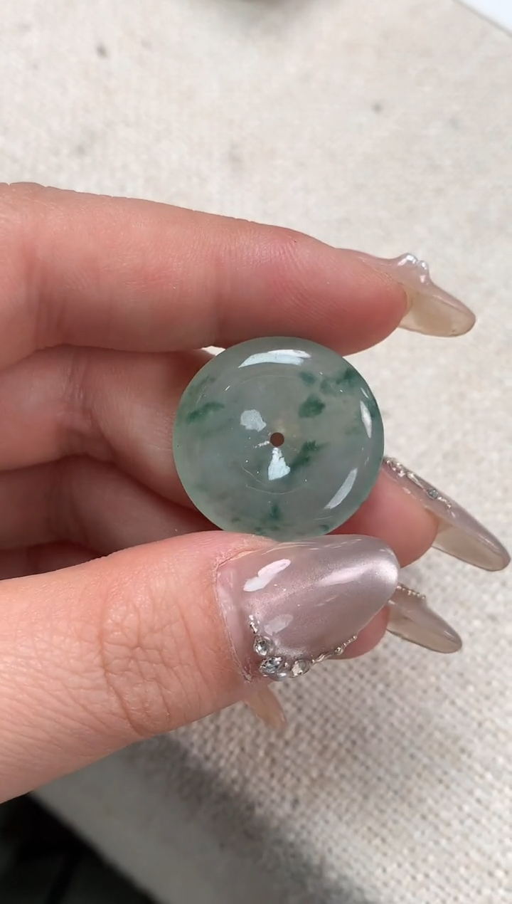 【闪购商品】翡翠吊坠(不含链)未镶嵌平安扣