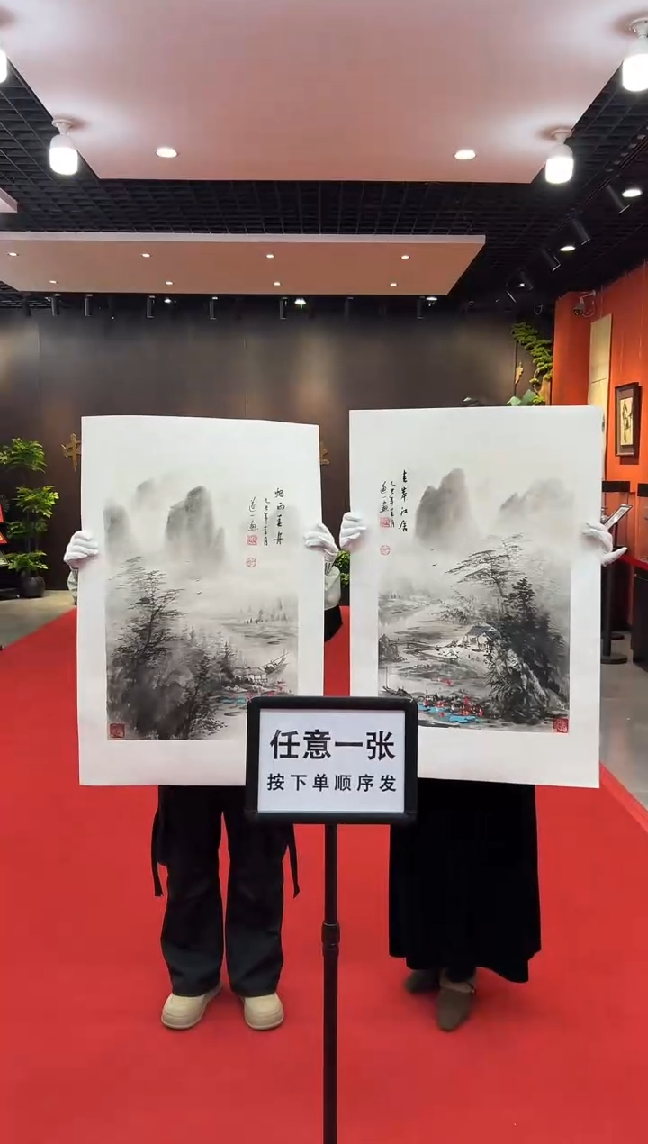 【闪购商品】国画道一老师亲笔绘画作品B10