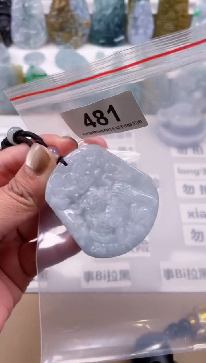 【闪购商品】翡翠颈饰未镶嵌天然缅甸A货翡翠481