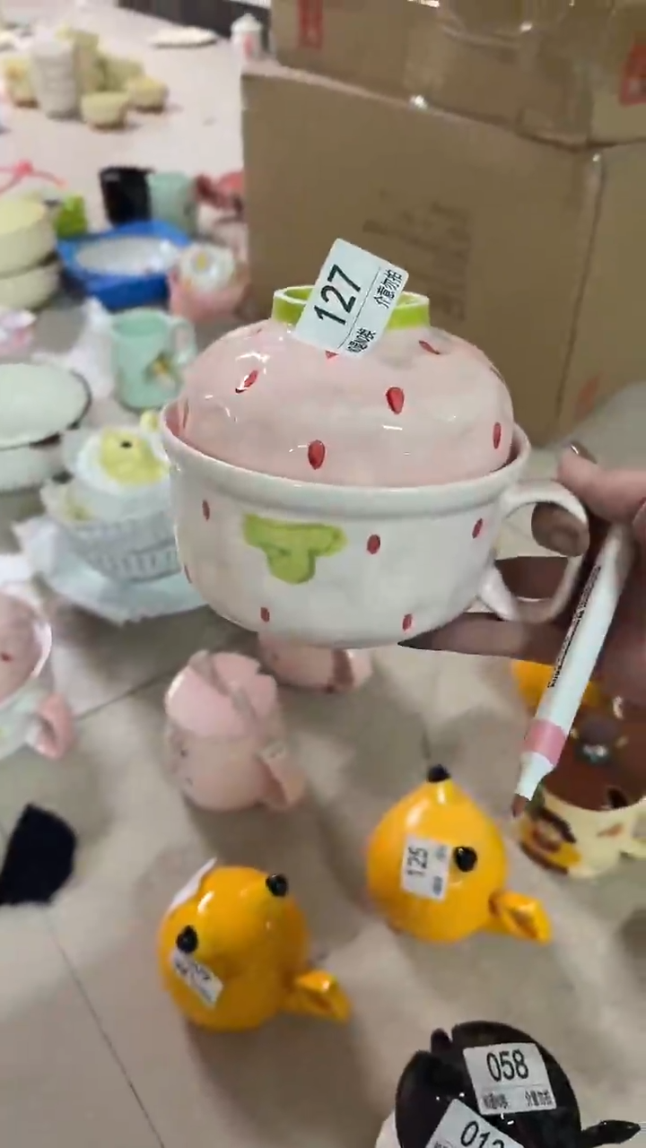 陶瓷手柄款微瑕四单包邮127