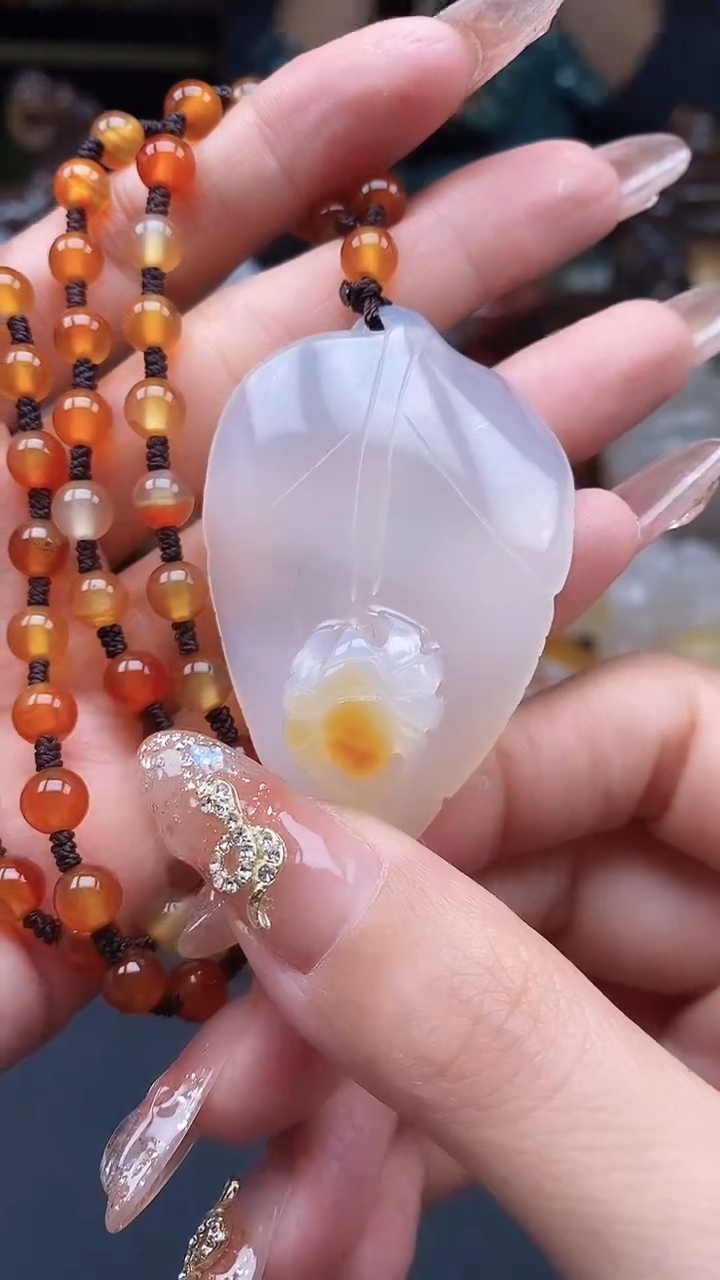 【闪购商品】玛瑙/玉髓颈饰未镶嵌dd