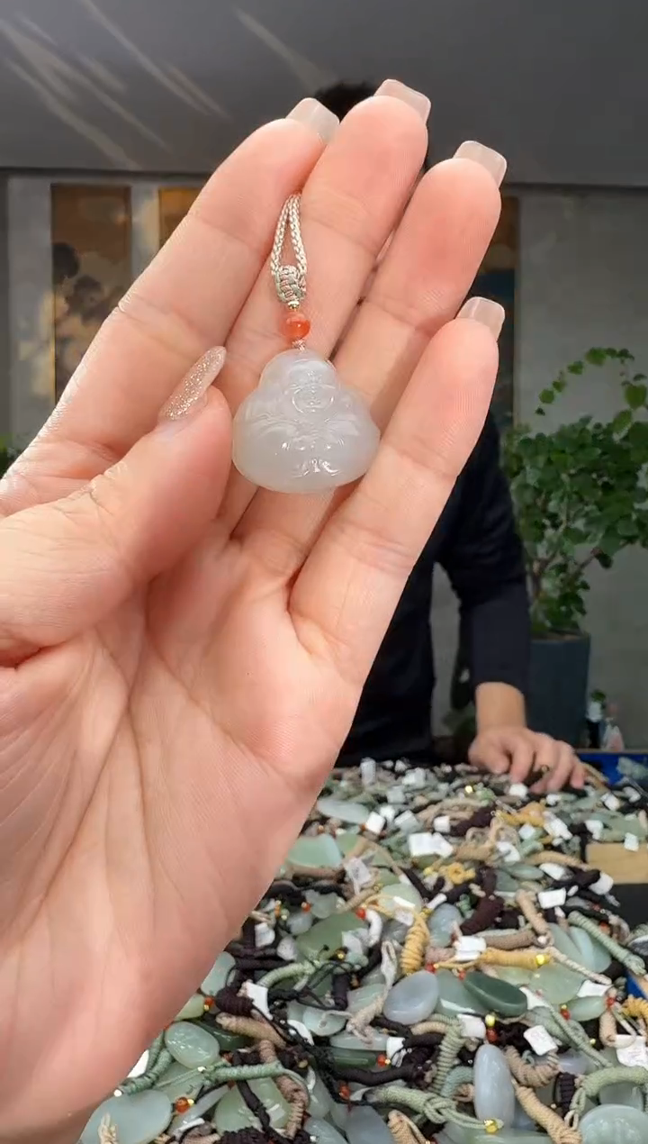 颈饰未镶嵌和田玉拍一发一多样性发货