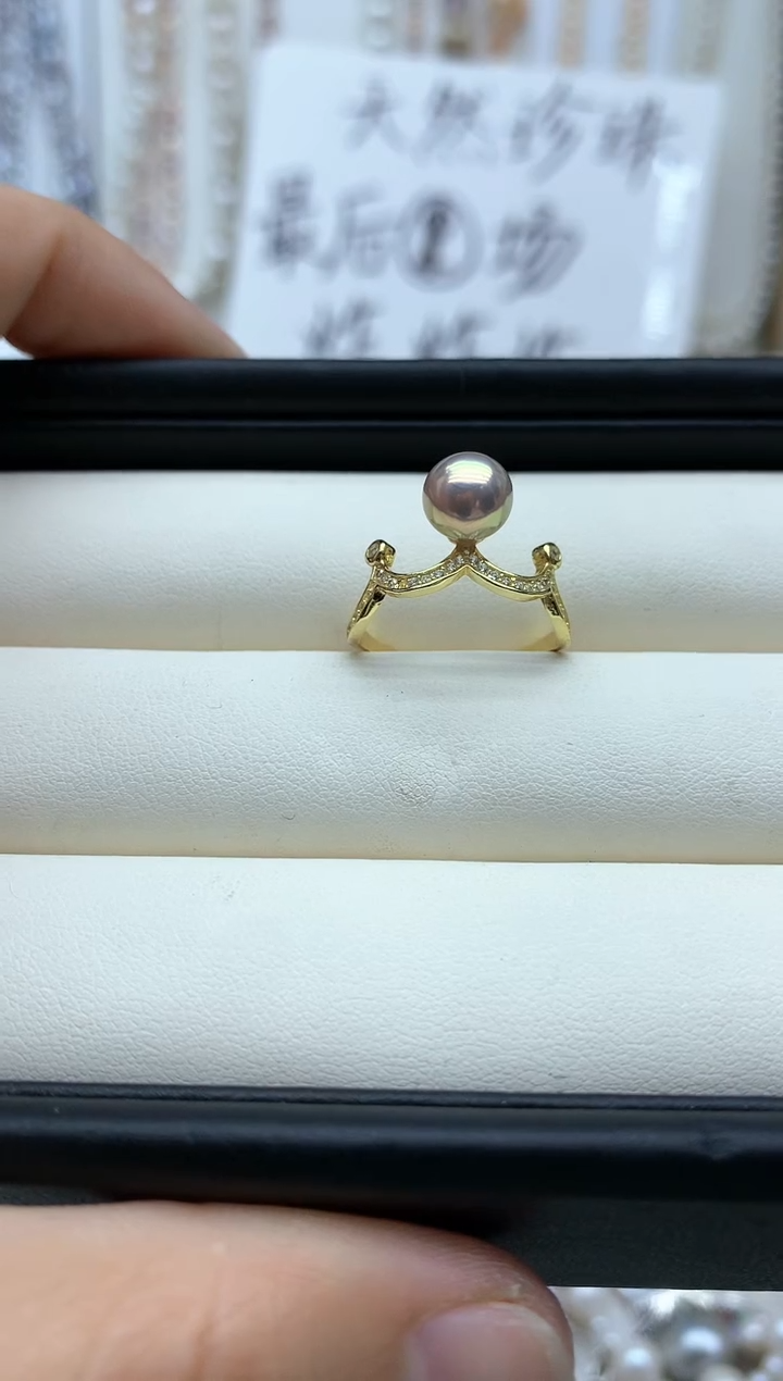 【闪购商品】淡水珍珠戒指未镶嵌戒指