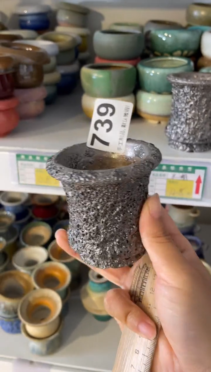 瓷片馋*宝739知木花盆小芳