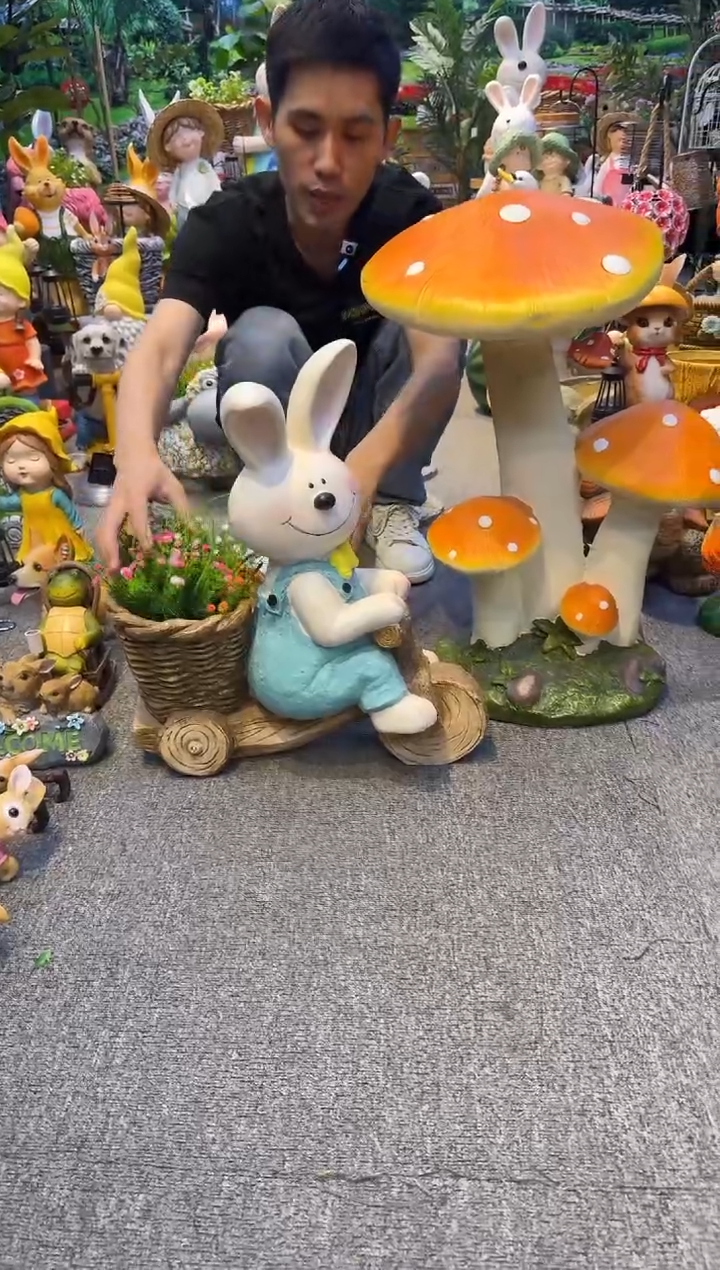 无花朵花园庭院摆件&002&