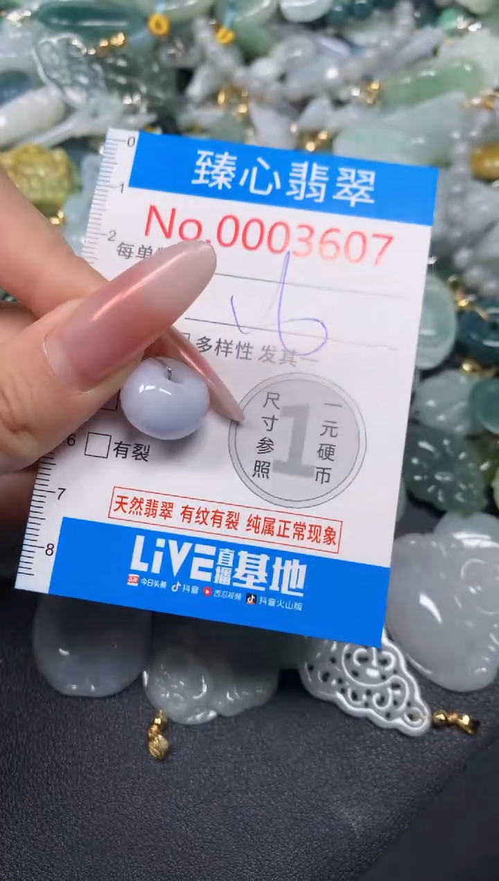 【闪购商品】翡翠颈饰未镶嵌含绳0003607